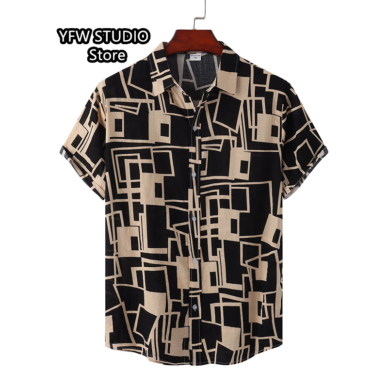 ผู้ชายฮาวายพิมพ์เสื้อวินเทจลาย - Vintage Hawaiian Floral Shirt บทวิจารณ์และราคา