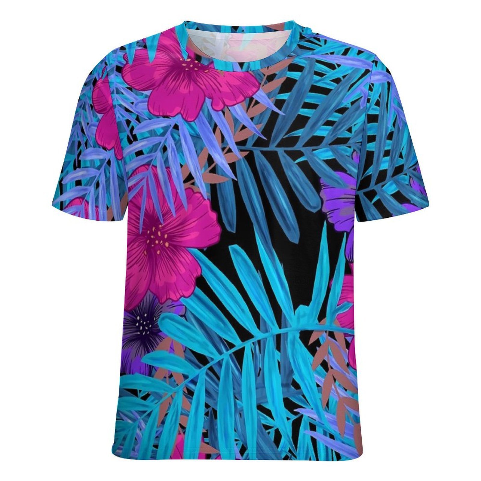 เสื้อยืดโอเวอร์ไซส์ ลายดอกไม้เ - Vintage Hawaiian Floral Shirt บทวิจารณ์และราคา