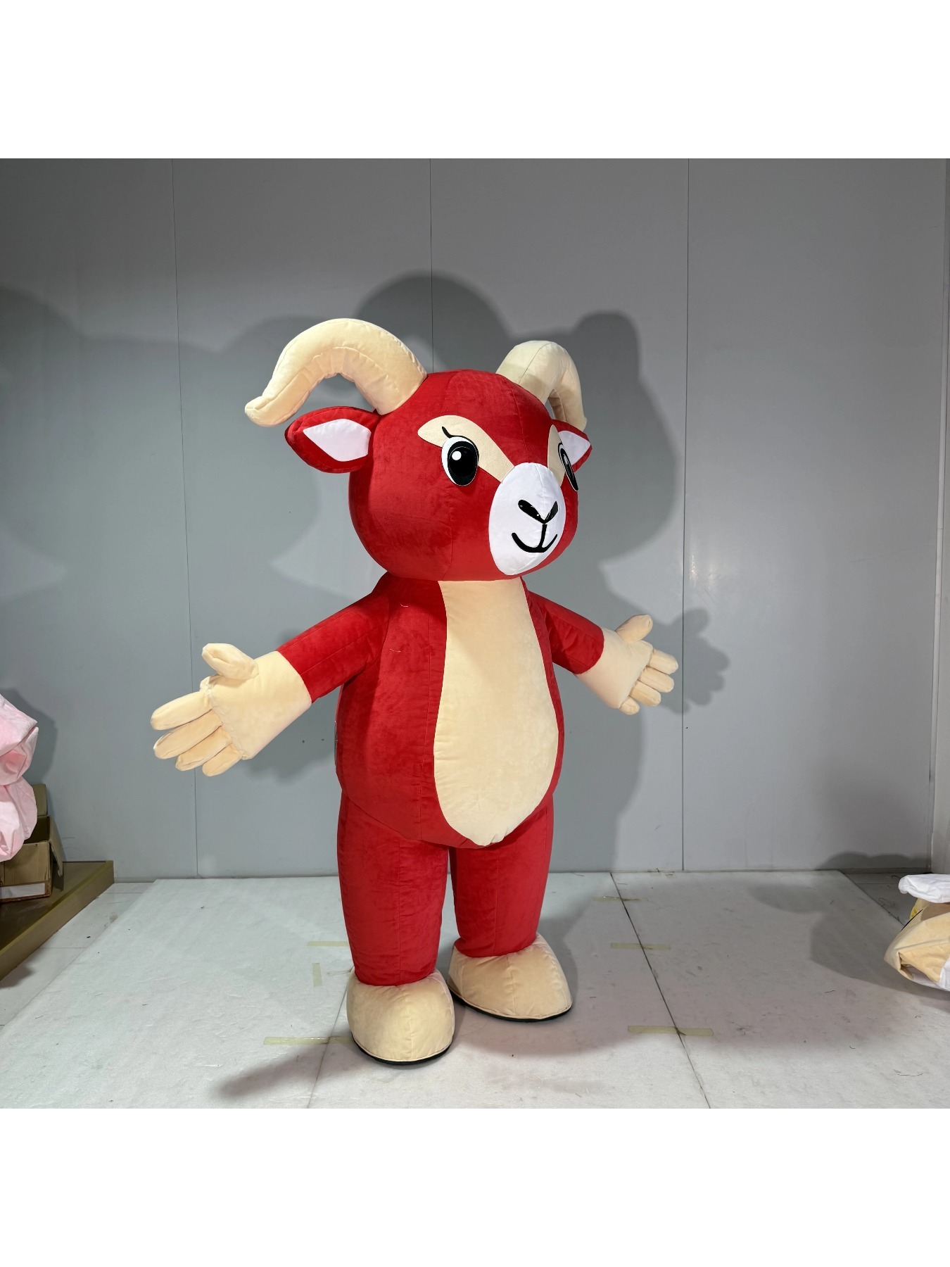 ชุดมาสคอตแพะแดงแบบเป่าลม ชุดตั - Suits บทวิจารณ์และราคา