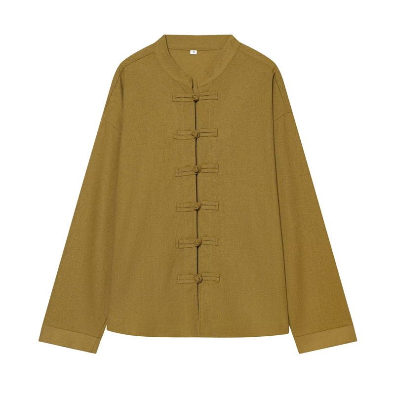 เสื้อเชิ้ตผู้หญิง Guobioziy รุ - Mens Linen Shirt Long Sleeve บทวิจารณ์และราคา