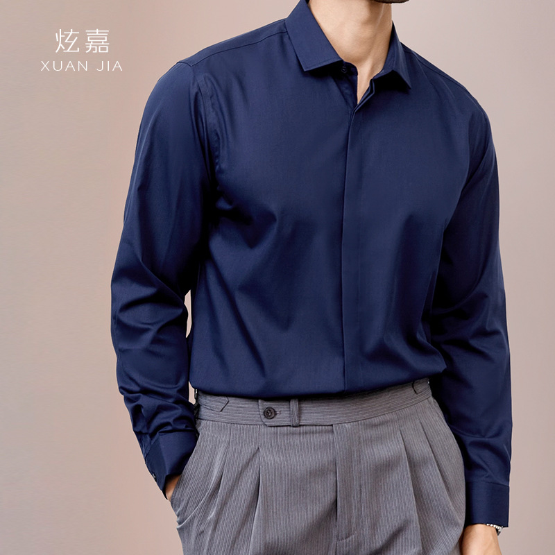 เสื้อเชิ้ตผ้าไหมผู้ชาย คอลเลคช - Mens Satin Silk Dress Shirt บทวิจารณ์และราคา